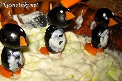 Зелева салата - "Северният полюс"