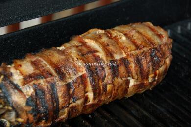 Свинско филе с бекон