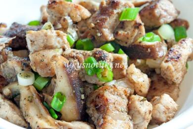 Свински кебап със сметана