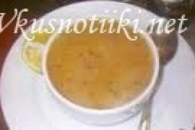 Супа от пасирана леща (мерджемек)
