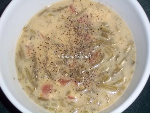 Чорба от зелен фасул