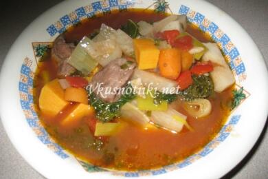 Чорба от агнешки врат