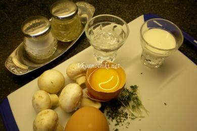 Яйца с гъби II