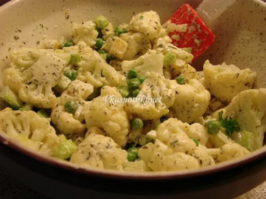 Салата с карфиол