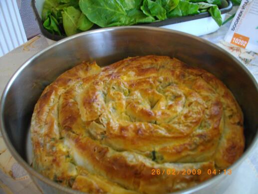 Баница със сирене и спанак