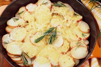 Картофи с пушено месо