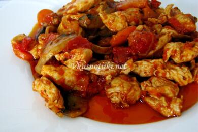 Пиле по градинарски