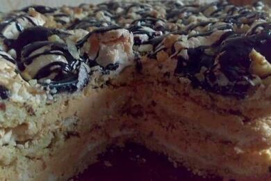 Торта - Въздушен сникърс