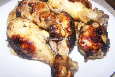 Пилешки бутчета с мед