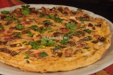 Омлет с картофи