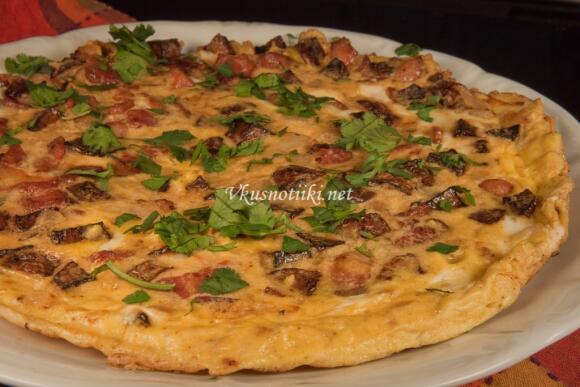 Омлет с картофи