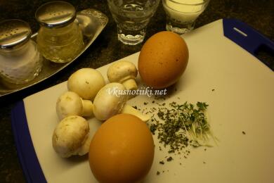 Яйца с гъби II