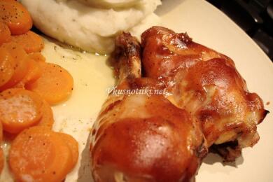 Пилешки бутчета с мед