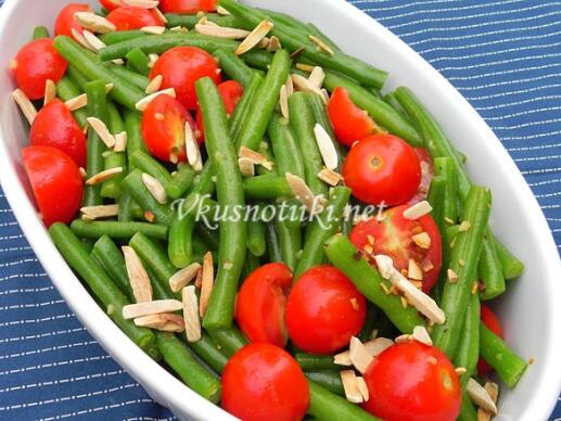 Салата от зелен фасул