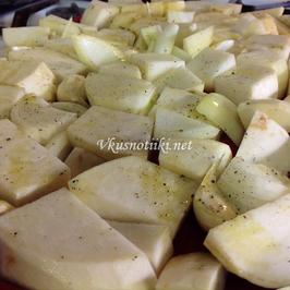 Пикантни картофи на фурна