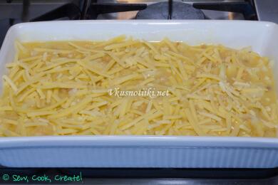 Картофи с пушено месо