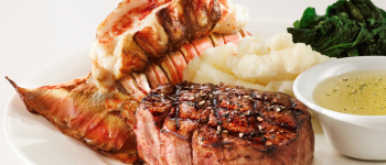 Какво е сърф и търф /surf & turf/ чиния?