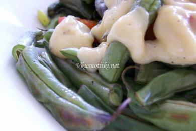 Зелен фасул с майонеза