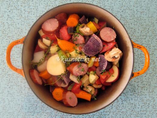 Пиле по градинарски