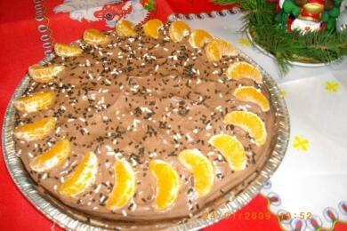 Торта с мандарини