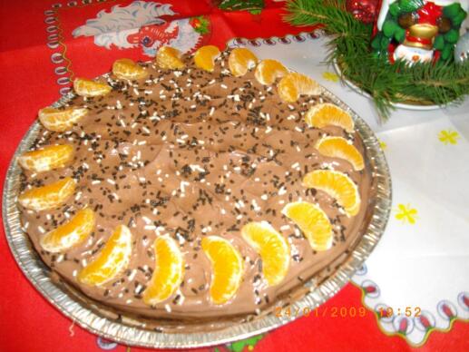 Торта с мандарини