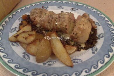 Печено свинско филе