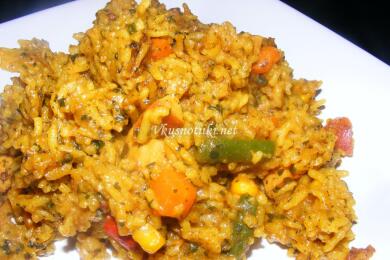 Домати с ориз на фурна