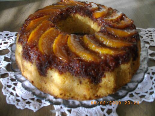 Кекс с праскови