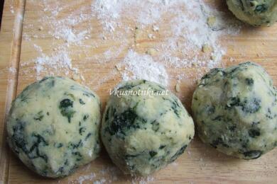 Кюфтета от картофи и спанак