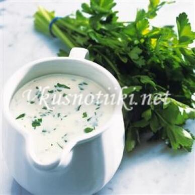 Сос с кисело мляко и майонеза