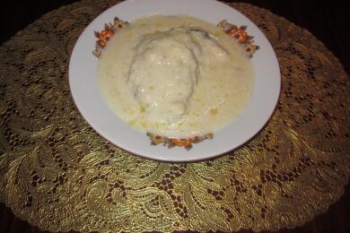 Пилешко със сметана