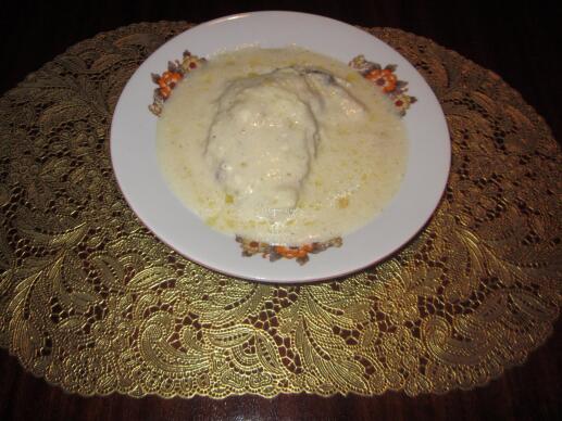 Пилешко със сметана