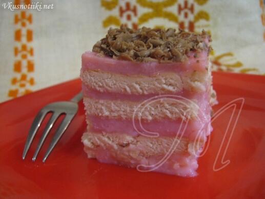 Торта с бисквити