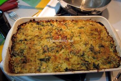 Зеле на фурна