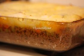 Кайма с ориз и картофено пюре