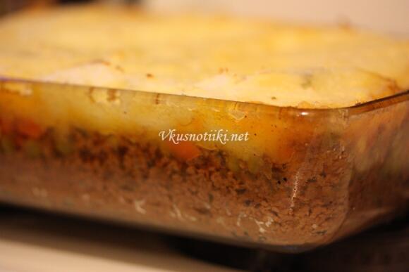 Кайма с ориз и картофено пюре