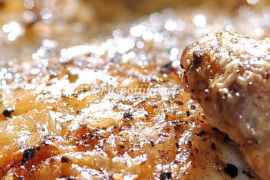 Пиле с топено сирене