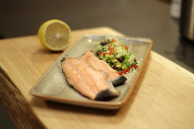 Филе пъстърва с марокански кускус от Spaghetti Kitchen