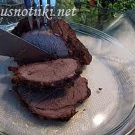 Печено агнешко със соев сос и мед