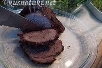 Печено агнешко със соев сос и мед