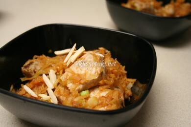 Свинско месо с кисело зеле