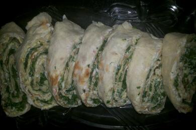 Руло от арменски питки Лаваш с плънка