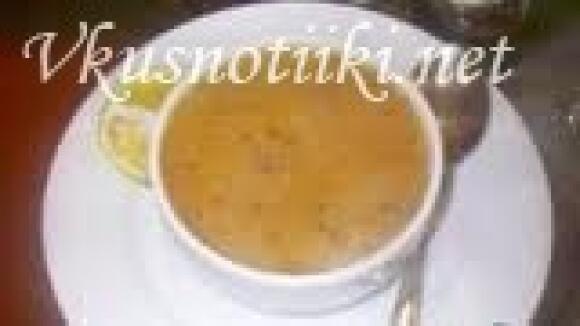 Супа от пасирана леща (мерджемек)