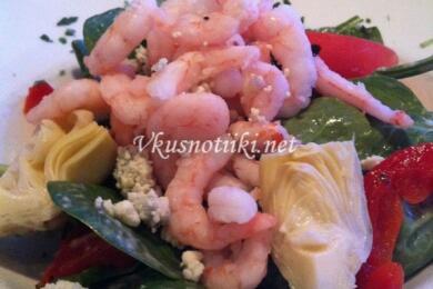 Салата със скариди