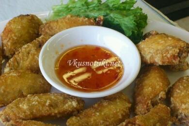 Пилешки крилца - пържени