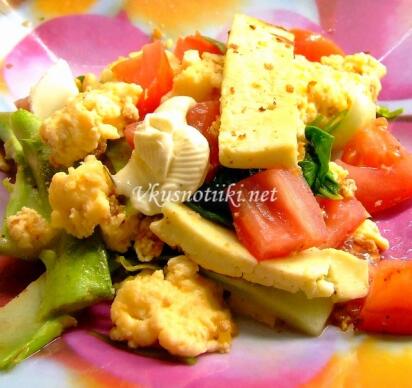 Яйца с кашкавал