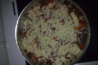 Огретен с домати и яйца