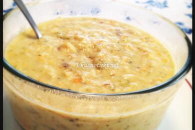 Супа от топено сирене