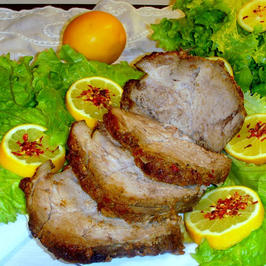 Свински бут с лимон