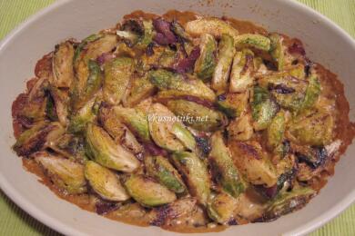 Брюкселско зеле с масло